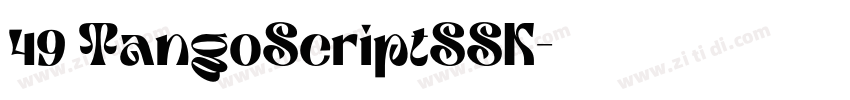 49 TangoScriptSSK字体转换